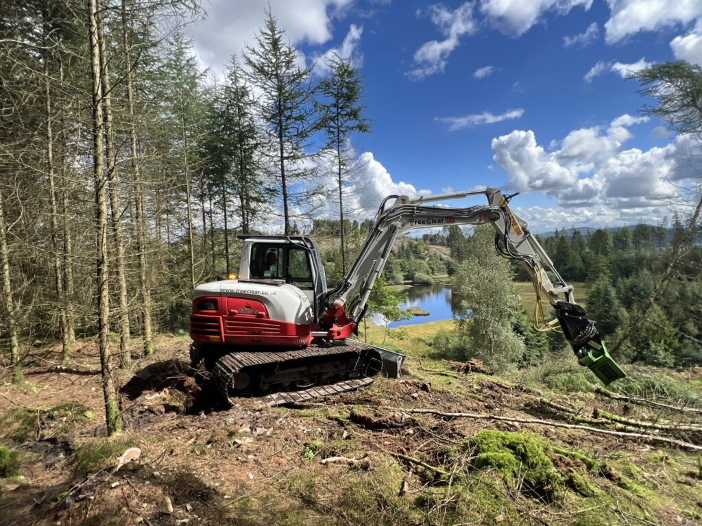 low ground pressure mulching